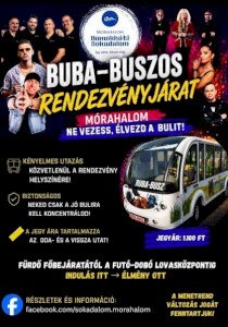 A Homokháti Sokadalom ideje alatt idén is közlekedik a rendezvényjárat!