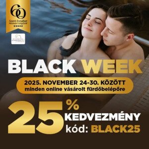 BLACK WEEK a Szent Erzsébet Mórahalmi Gyógyfürdőben