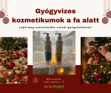 Gyógyvizes kozmetikumok a fa alatt