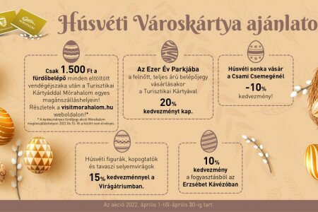 ​Húsvéti Városkártya ajánlatok