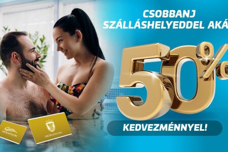 Splash in the spa with 50% discount on your accommodation!