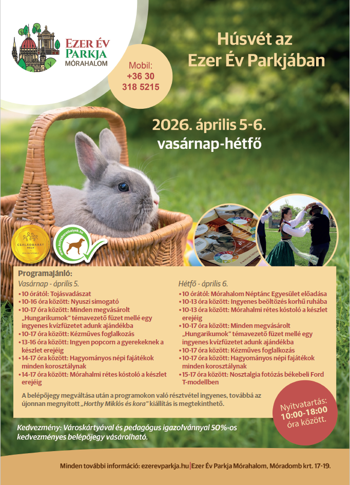 Húsvét az Ezer Év Parkjában plakát