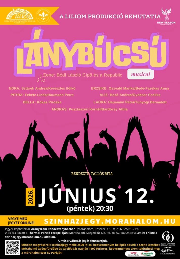Lánybúcsú musical plakát