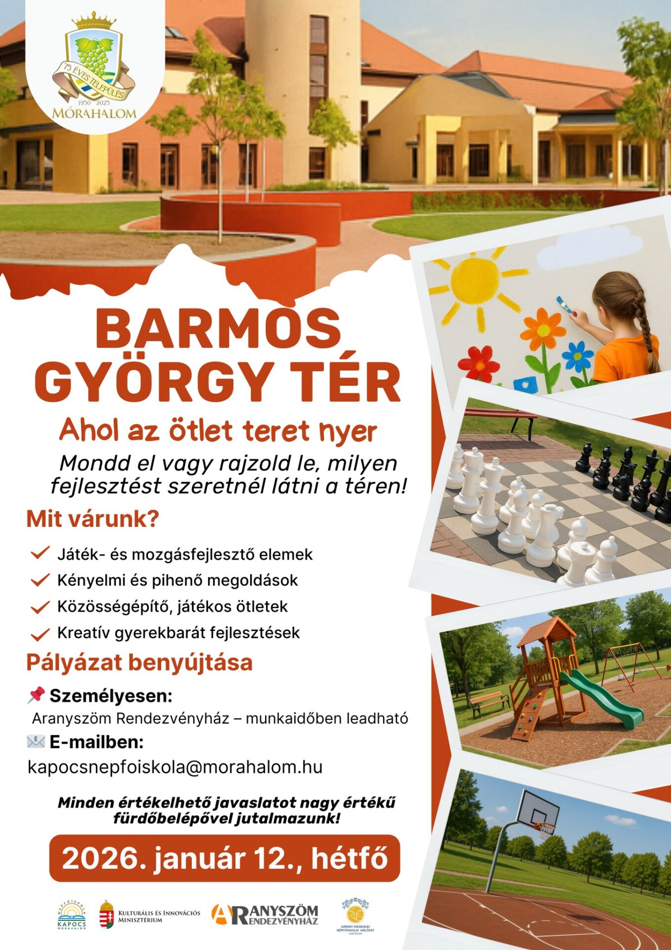 Alkossuk meg közösen a Barmos György tér jövőjét!