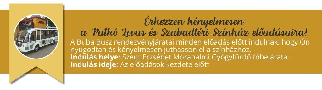 A patkó lovasszínház plakátja